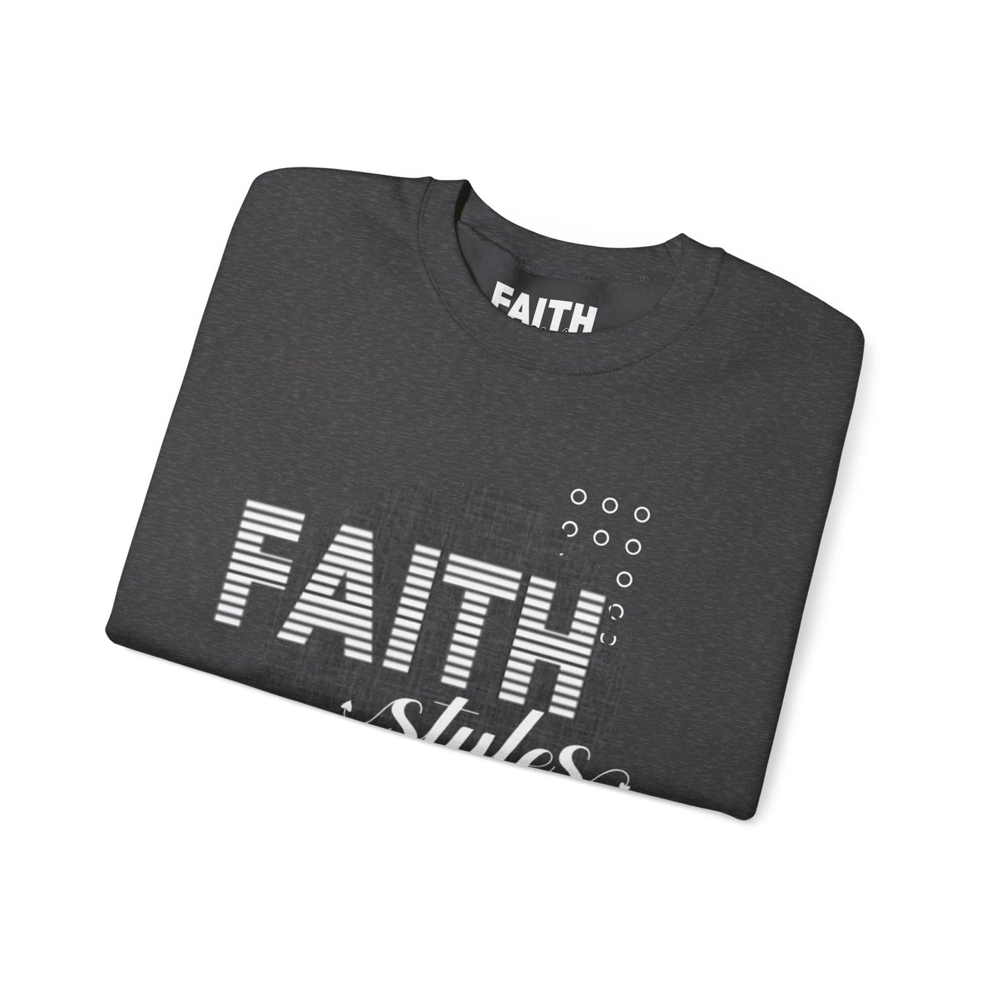 Faith Styles Unisex Heavy Blend™ Crewneck Sweatshirt - Cozy Spiritual Apparel for Everyday Wear, Gift for Friends, Comfort