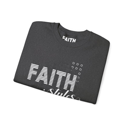 Faith Styles Unisex Heavy Blend™ Crewneck Sweatshirt - Cozy Spiritual Apparel for Everyday Wear, Gift for Friends, Comfort