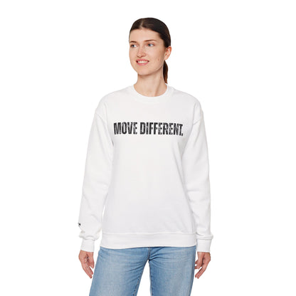 MOVE DIFFERENT. Unisex Crewneck Sweatshirt | Faith Styles®