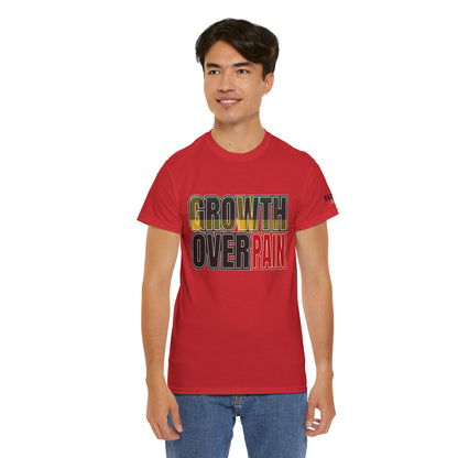 FaithStyles Growth Over Pain T‑Shirt — Motivational Graphic Tee
