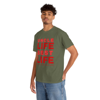 Uncle Life Best Life Tee | Funny Uncle T-Shirt, Gift for Uncle, Family Reunion Shirt, Birthday Gift, Casual Wear