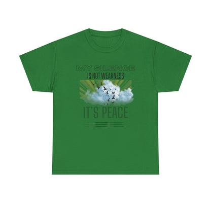 Inspirational Male Graphic Tee, Motivational Shirt, Casual Wear, Gifts for Friends, Peaceful Message, Everyday Comfort