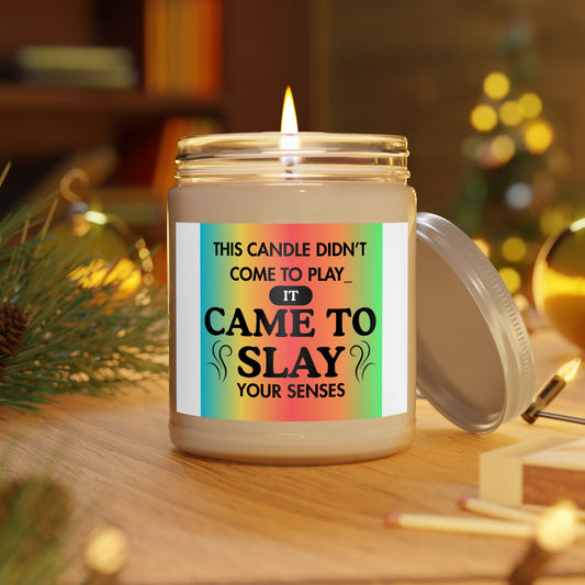 Vibrant Soy Candles with Playful Scent