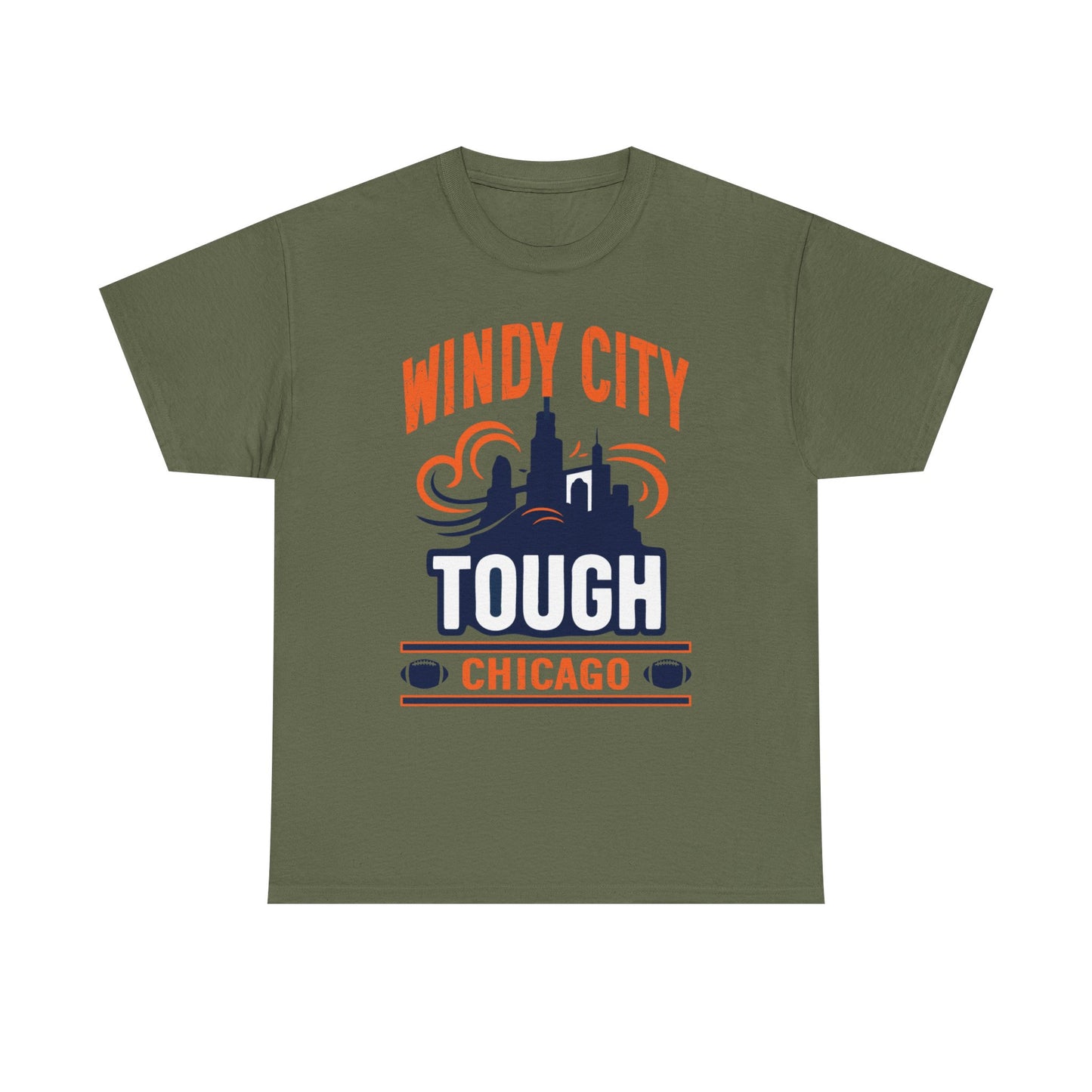 Windy City Tough Tee, Chicago Shirt, Male Cotton T-Shirt, Gifts for [...]