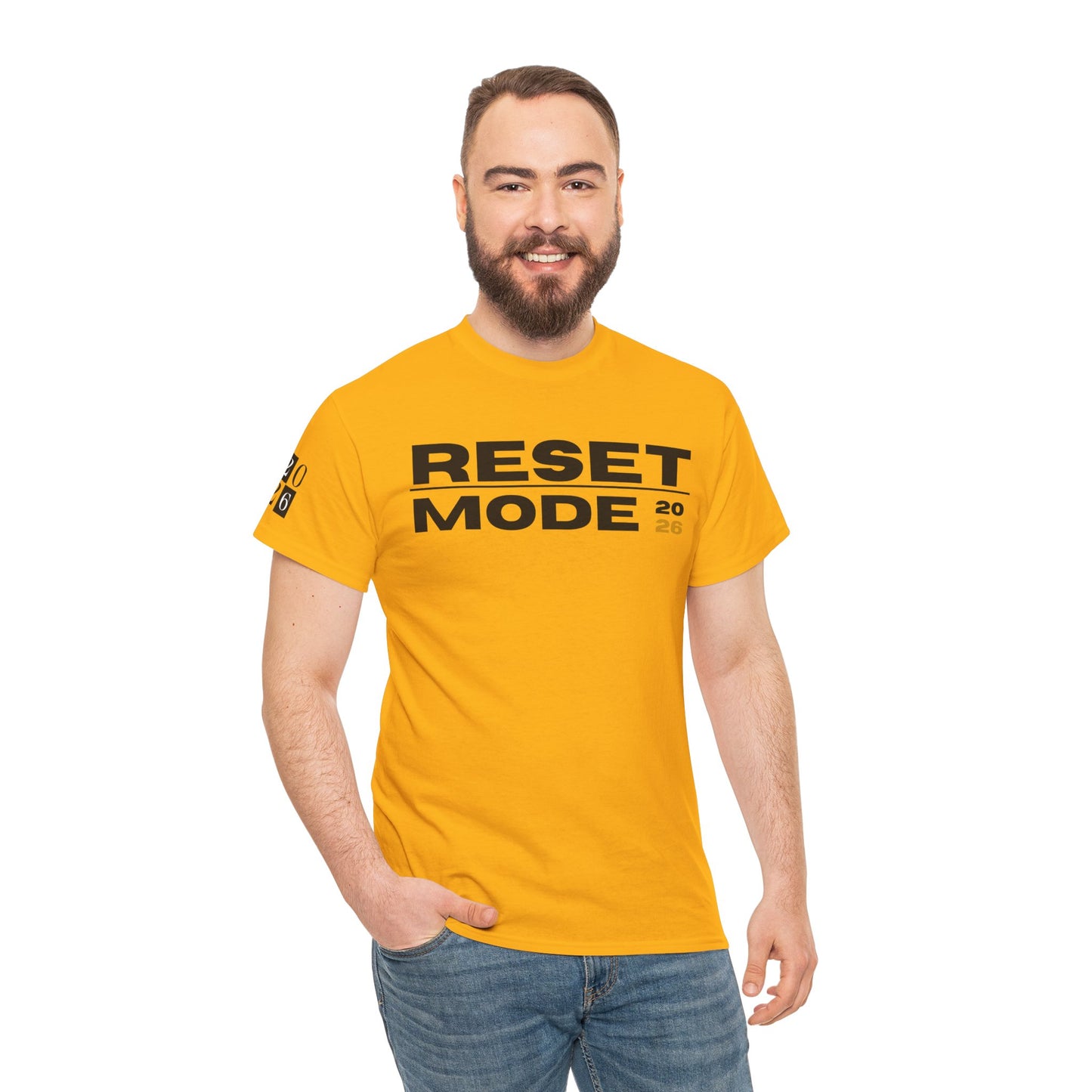 Reset Mode 2026 T-Shirt — Motivational Graphic Tee