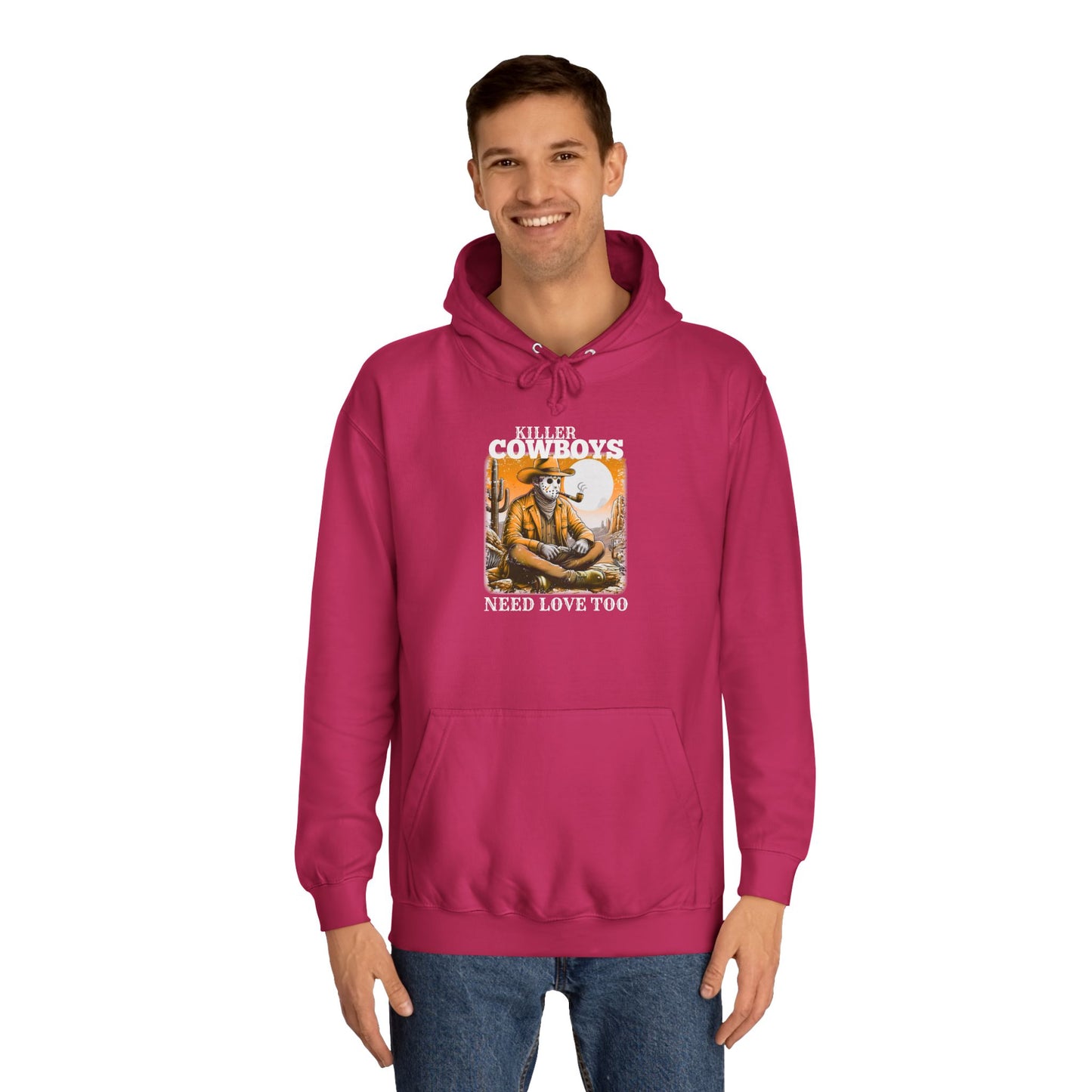 Unisex College Hoodie, Killer Cowboys