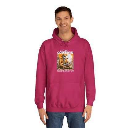 Unisex College Hoodie, Killer Cowboys