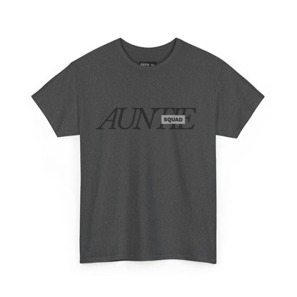 Auntie Squad Unisex Heavy Cotton Tee | Perfect Gift for Aunts | Family Reunion, Birthday, Mother's Day, Casual Wear, Everyday Comfort