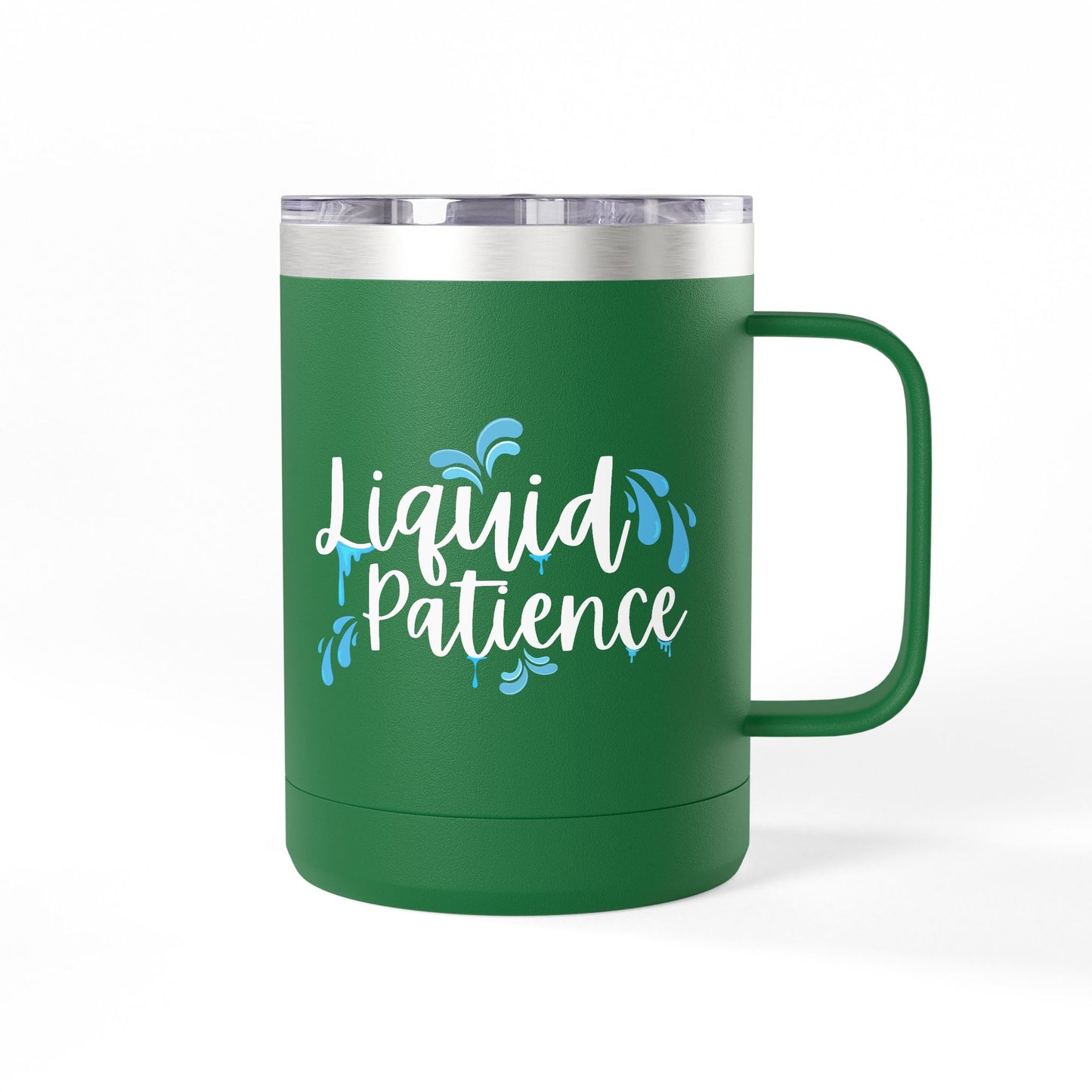 Liquid Patience Coffee Mug Tumbler | Perfect Gift for Coffee Lovers, Inspirational Drinkware, Home Office Accessory, Relaxation Gift, [...]