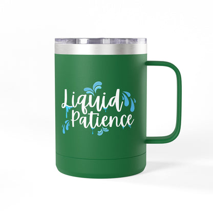 Liquid Patience Coffee Mug Tumbler | Perfect Gift for Coffee Lovers, Inspirational Drinkware, Home Office Accessory, Relaxation Gift, [...]