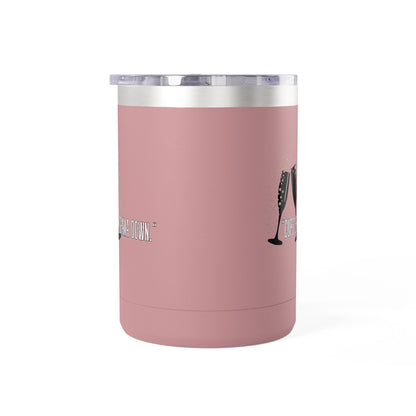Celebratory Coffee Mug Tumbler, Cheers Gift for Friends, 15oz Drinkware for Parties, Birthdays, Wedding, Fun Gatherings