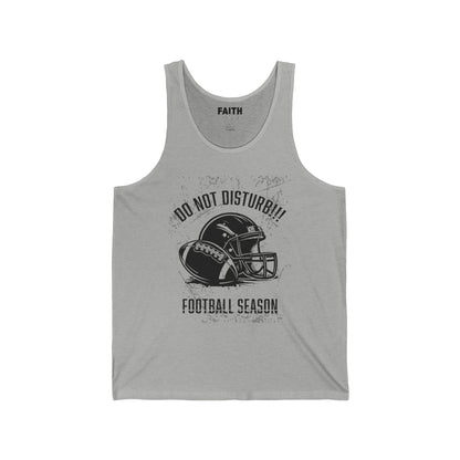 Football Season Unisex Tank Top, Graphic Tee for Fans, Summer Style, Sportswear for Game Days, Relaxed Fit Shirt