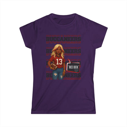 Stylish Buccaneers Women's Tee, Football Fan Shirt, Game Day Outfit, Sports Apparel, Casual Wear, Unique Gift