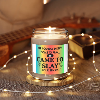 Vibrant Soy Candles with Playful Scent