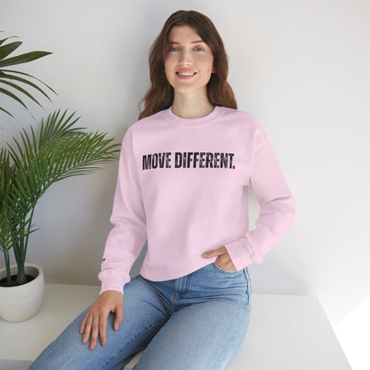 MOVE DIFFERENT. Unisex Crewneck Sweatshirt | Faith Styles®