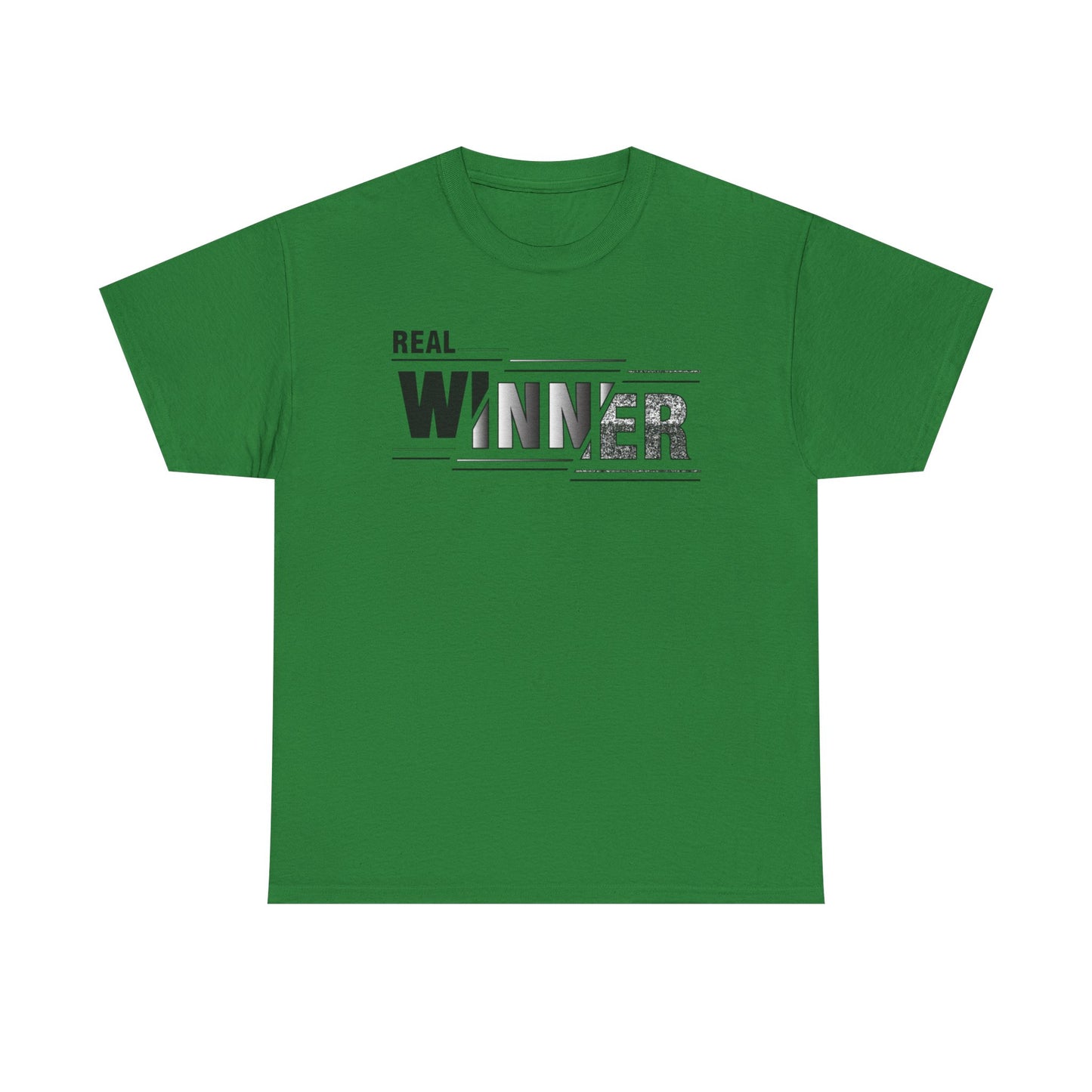 Male Heavy Cotton Tee - "Real Winner" Motivational Shirt, Inspirational Gift, Casual Wear, Sports Tee, Perfect for Competitions, [...]