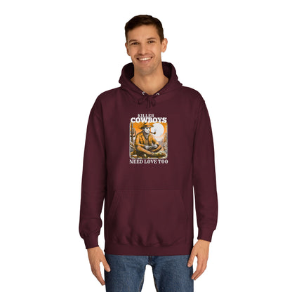Unisex College Hoodie, Killer Cowboys