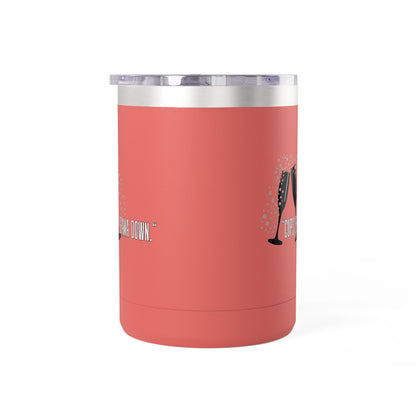 Celebratory Coffee Mug Tumbler, Cheers Gift for Friends, 15oz Drinkware for Parties, Birthdays, Wedding, Fun Gatherings