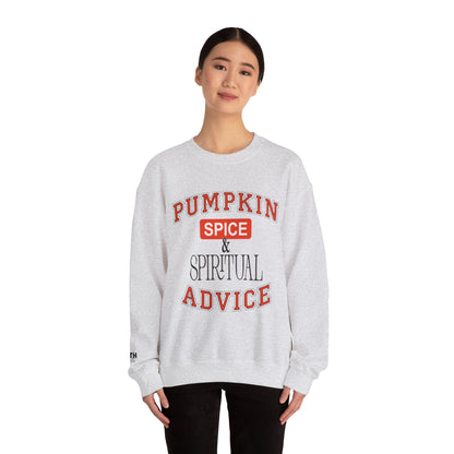 Cozy Pumpkin Spice Sweatshirt, Fall Sweatshirt, Spiritual Advice Crewneck, Autumn Fashion, Thanksgiving Gift, Unisex Sweater