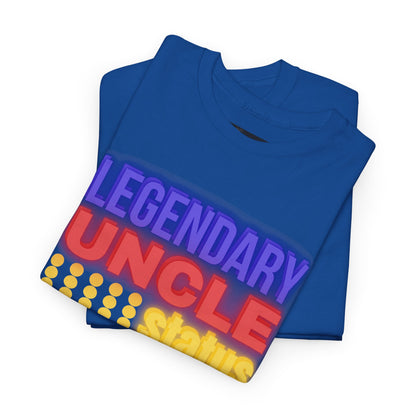 Legendary Uncle Heavy Cotton Tee, Gift for Uncle, Family Reunion Shirt, Fun Uncle T-Shirt, Birthday Gift for Him, Casual Wear