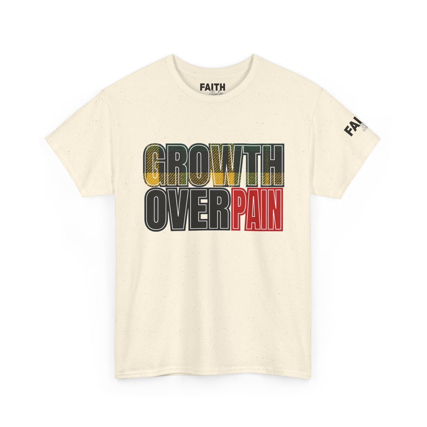 FaithStyles Growth Over Pain T‑Shirt — Motivational Graphic Tee