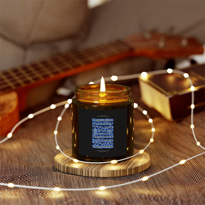 "INSPIRATION" Scented Candles, Coconut Apricot Wax (4oz, 9oz)