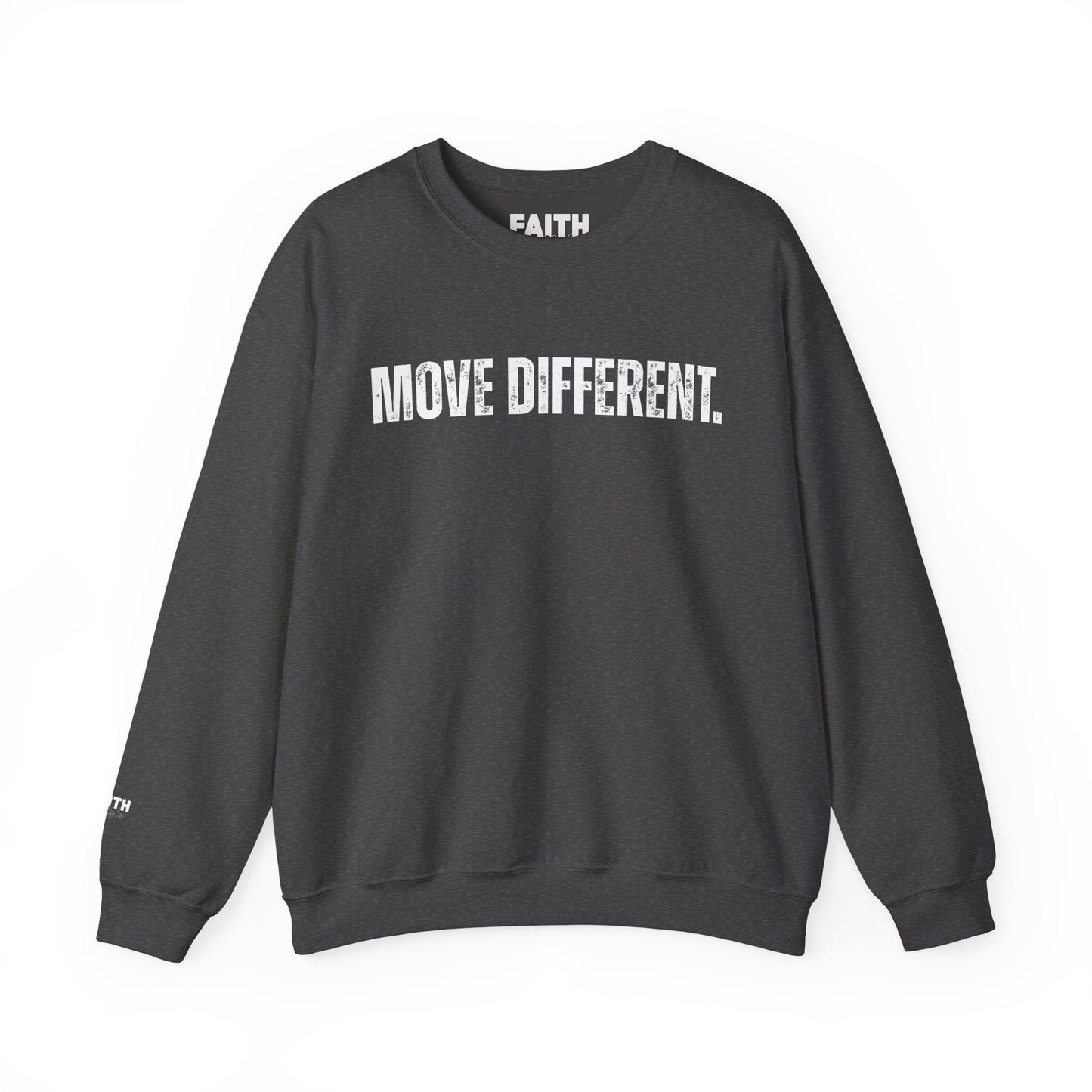 MOVE DIFFERENT. Unisex Crewneck Sweatshirt | Faith Styles®