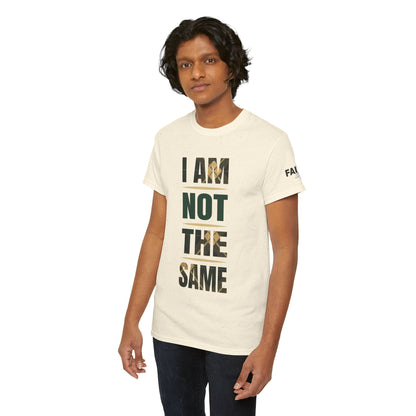 FaithStyles I Am Not The Same Tee — Inspirational Statement T-Shirt
