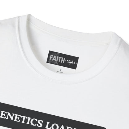 Genetics Loading T-Shirt, Funny Genetics Tee, Gift for Science Lovers, Unisex Humor Shirt, Casual Wear for Every Occasion