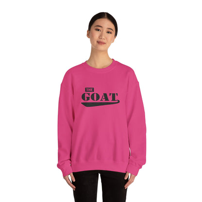 NEW FaithStyles Embroidery GOAT Crewneck Sweatshirt — 'The GOAT' Graphic Pullover