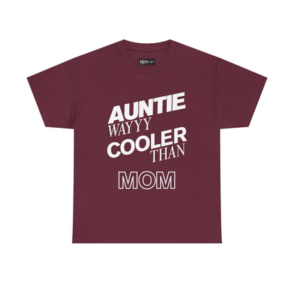 Cool Aunt Unisex Tee - Perfect Gift for Auntie, Family Gatherings, Fun Casual Wear, Birthday Celebration, Mother's Day