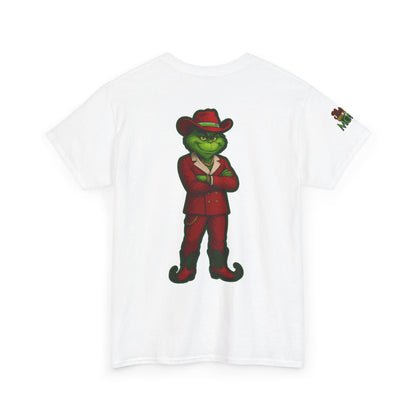 Grinch Inspired in Red Suit Tee — "Nah, I’m Money" Christmas Graphic T-Shirt