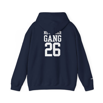 New Year Gang 26 Hoodie — Varsity Style Graphic Pullover