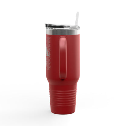 Insulated Travel Mug, 40oz-PAWSITIVE VIBES ONLY