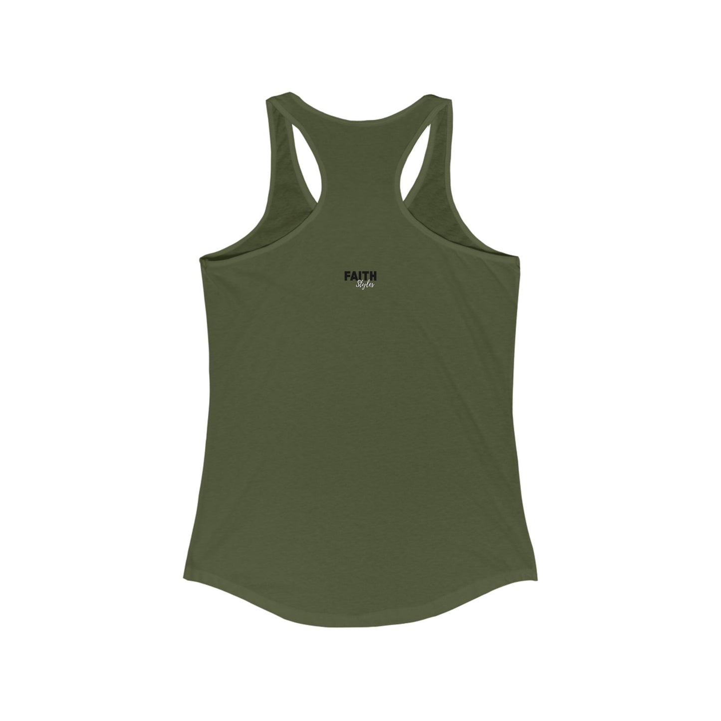 "FAITH MODE" Women's Ideal Racerback Tank