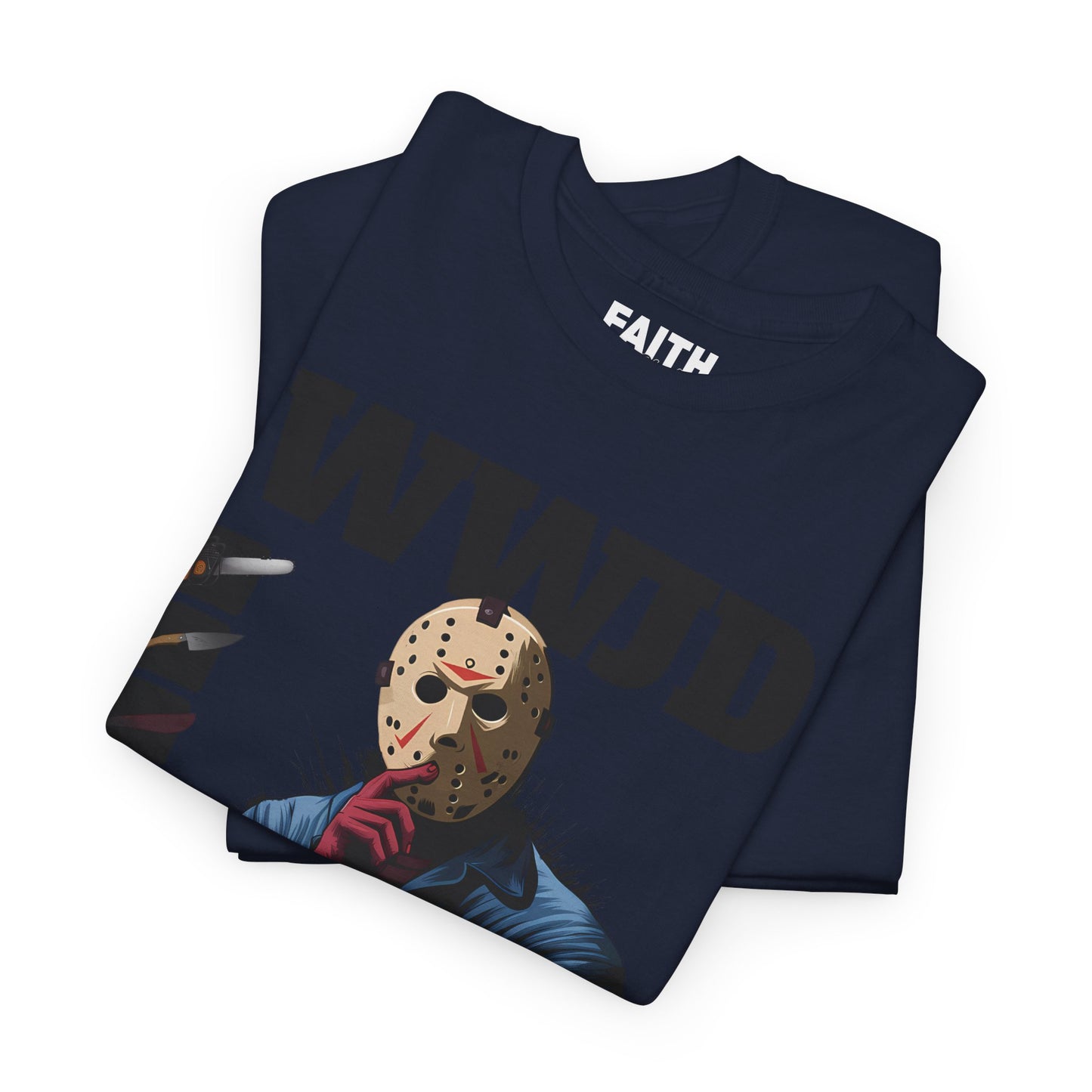 WWJD Unisex Heavy Cotton Tee, Graphic T-Shirt, Casual Wear, Gift for Him, Trendy Apparel, Statement Tee