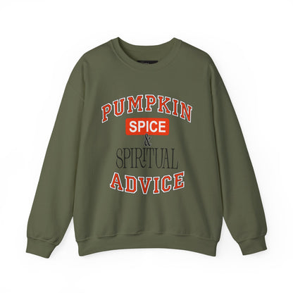 Cozy Pumpkin Spice Sweatshirt, Fall Sweatshirt, Spiritual Advice Crewneck, Autumn Fashion, Thanksgiving Gift, Unisex Sweater