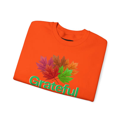 Grateful AF Crewneck Sweatshirt | Cozy Fall Apparel, Thanksgiving Gift, Autumn Vibes, Unisex Sweatshirt, Warm Layer