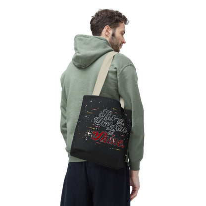 Holiday Tote Bag — 'Tis the Season to Shine Christmas Shopper Tote