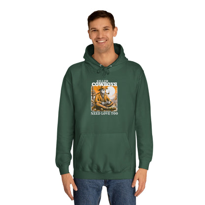 Unisex College Hoodie, Killer Cowboys