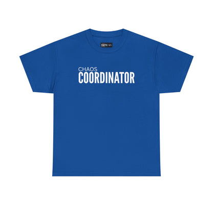 Chaos Coordinator Unisex Cotton Tee, Funny T-Shirt for Moms, Gift for Event Planners, Casual Wear, Birthday Present