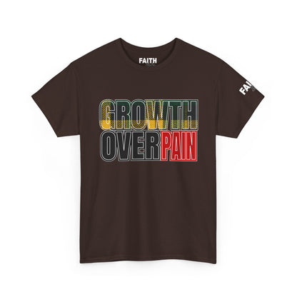 FaithStyles Growth Over Pain T‑Shirt — Motivational Graphic Tee