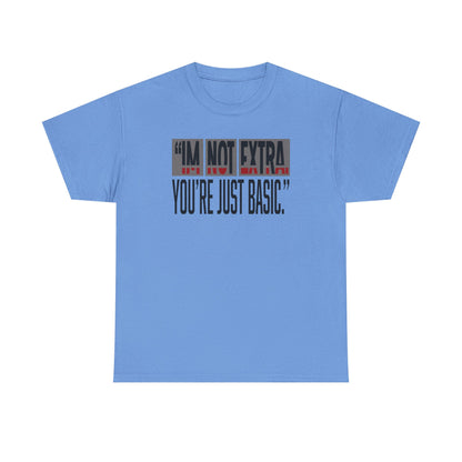 Funny Quote Male Heavy Cotton Tee, Casual T-Shirt for Everyday Wear, Gift for Friends, Birthday Gift, Trendy Statement Shirt