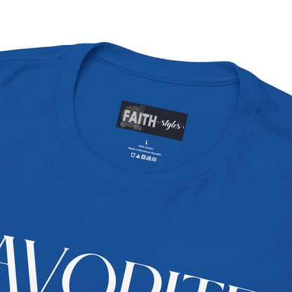 Favorite Brother Unisex Heavy Cotton Tee - Perfect Gift for Siblings, Casual Wear, Birthday, Family Reunion, Everyday Comfort