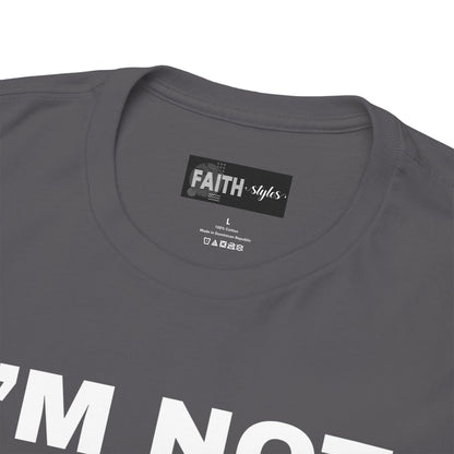 Funny Unisex Heavy Cotton Tee - I'm Not Bossy, Gift for Her, Empowerment Shirt, Casual Wear, Friendship Gift, Birthday Present