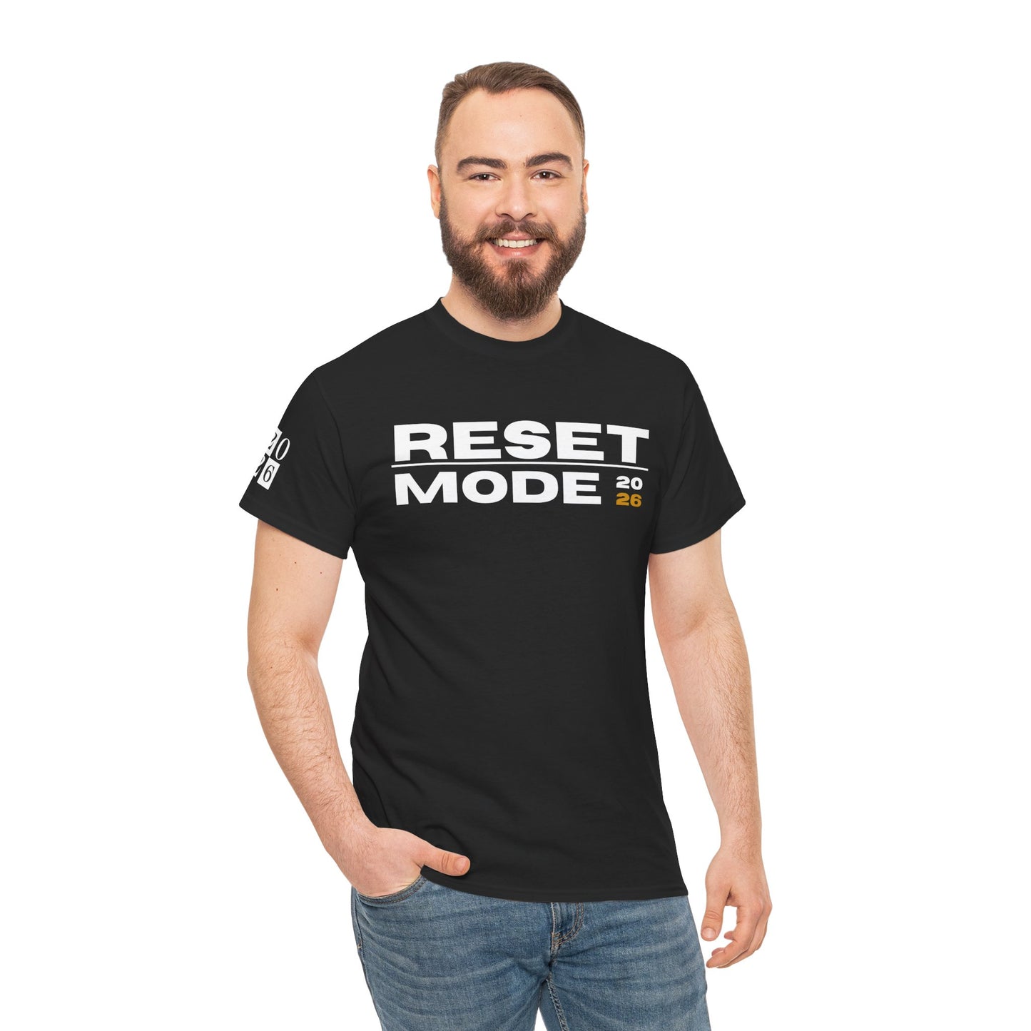 Reset Mode 2026 T-Shirt — Motivational Graphic Tee