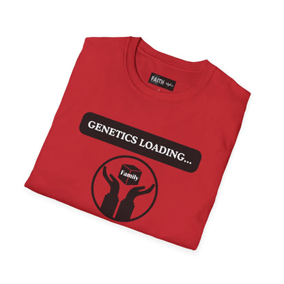 Genetics Loading T-Shirt, Funny Genetics Tee, Gift for Science Lovers, Unisex Humor Shirt, Casual Wear for Every Occasion