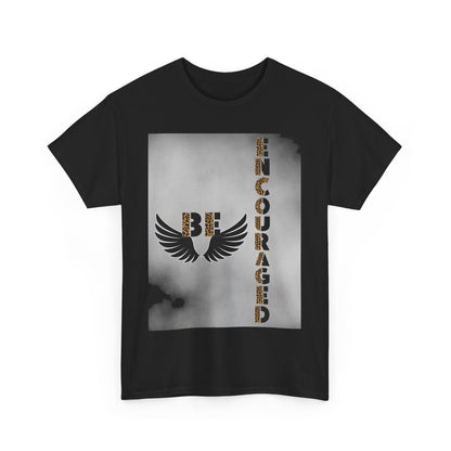 Be Encouraged Unisex Heavy Cotton T-shirt- Inspirational Gift, Motivational Shirt, Casual Wear, Everyday Reminder, Uplifting Apparel