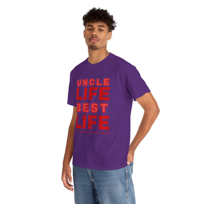Uncle Life Best Life Tee | Funny Uncle T-Shirt, Gift for Uncle, Family Reunion Shirt, Birthday Gift, Casual Wear