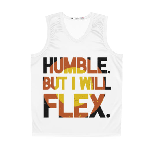 Stylish Basketball Jersey - "Humble. But I Will Flex." - Perfect for Athletes, Sports Events, Gift for Basketball Lovers, Trendy [...]